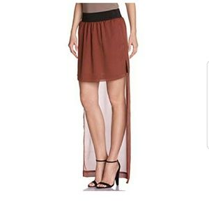 BCBGENERATION HI-LO ASSYMETRIC SKIRT CJD3D916-972